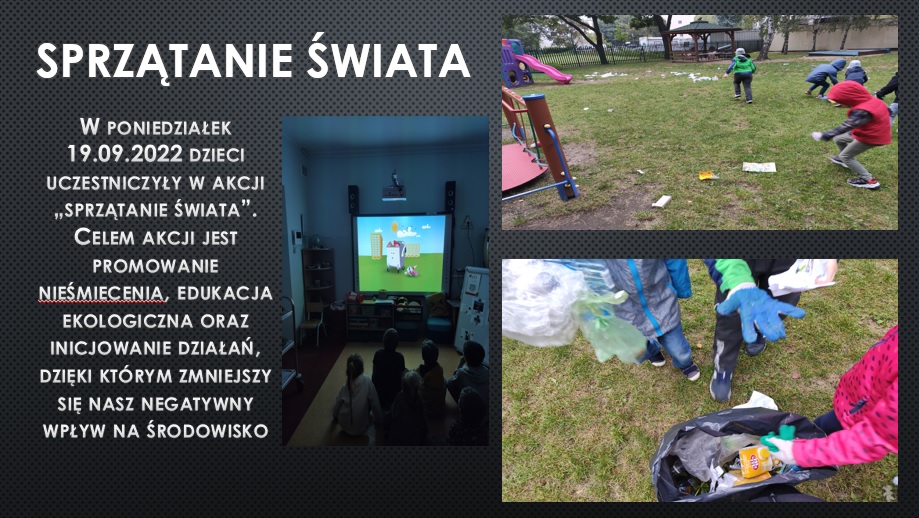 Sprzątanie świata   gr.6